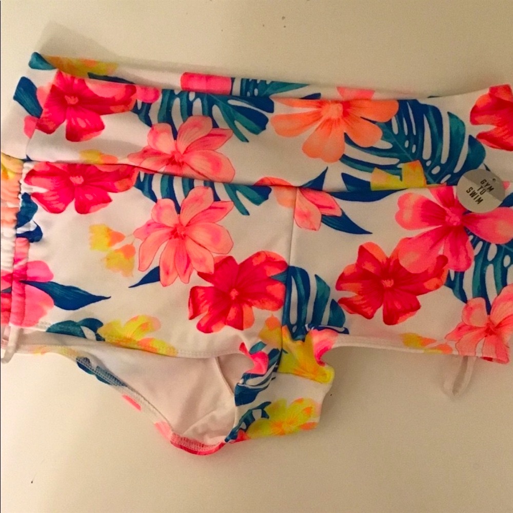 Victoria secret floral gym to swim bottoms